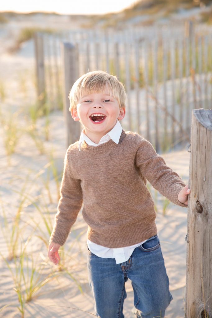 Family Beach Pictures in Emerald Isle by professional photographer Ellen LeRoy